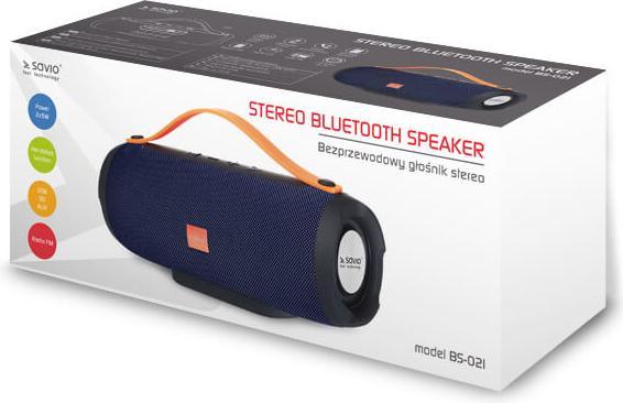 Actual product image Savio BS-021 Portable Speaker Stereo Portable Speaker (7 h, Rechargeable battery operated)