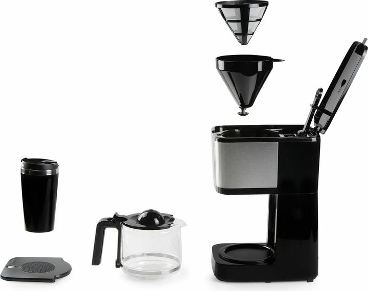Produktbild Domo CAFETIÈRE DO733K 1,25L 10 TASSES MUG 400ML COMMANDES TACTILES/ÉCRAN LED FILTRE PERMANENT