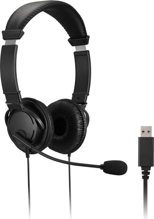 Kensington Acco/ Hifi USB Casque Avec Micro Et Bouton De Contrôle Du Volume (Filaire, USB-A)