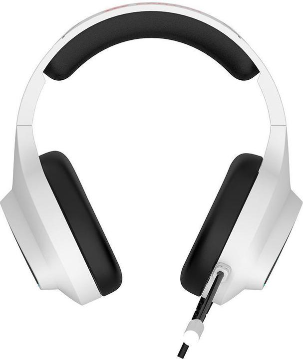 Produktbild Canyon GH-6, Shadder gaming headset, USB / 2x 3.5mm jack, 2m cable, multicolor RGB backlight, white (Kabelgebunden)