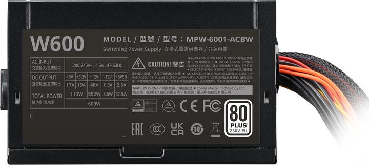 Produktbild Cooler Master Netzteil CoolerMaster 600W Elite NEX W600 (600 W)
