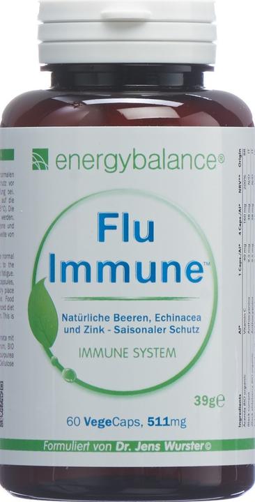 Immagine prodotto Energybalance Flu-Immune (60 Pezzo/i, Pillole, 39 g)