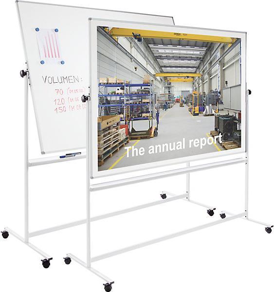 Image du produit eurokraft pro Tableau tournant et réversible (66 x 187,5 cm)