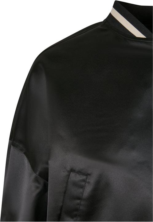 Actual product image Urban Classics College Jacket Ladies Short Oversized Satin (M)
