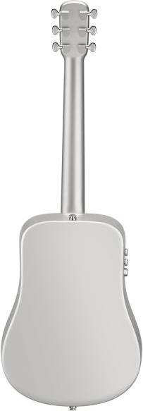 Actual product image Lava Music Guitar Me Air 36 inch Silver with cable (Acoustic guitar set, Airsonic (carbon fibre composite))