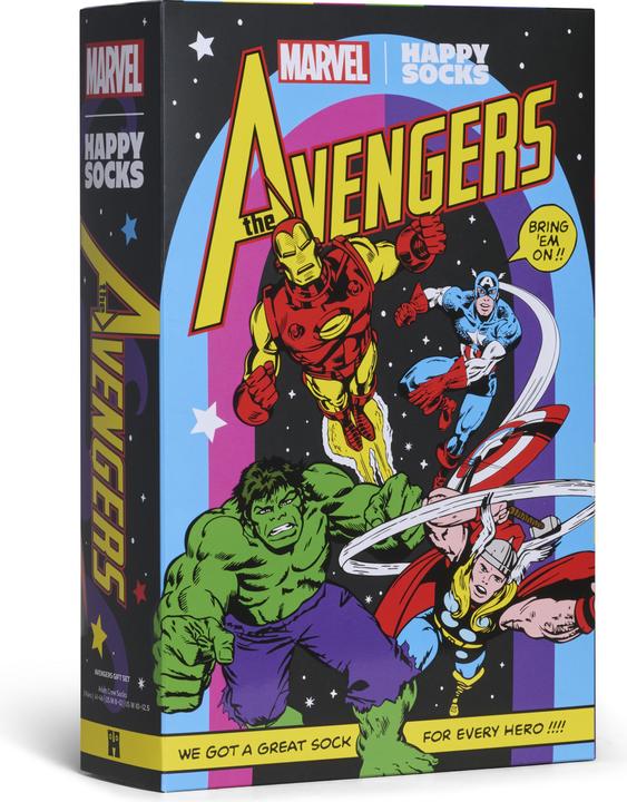 Immagine prodotto Happy Socks Strümpfe MARVEL™ Avengers Socken 6er Pack (confezione da 6, 36 - 40)