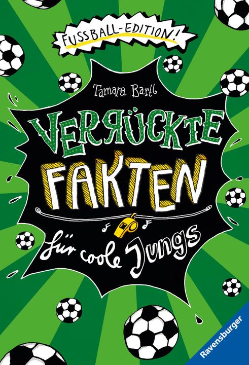 Immagine prodotto Ravensburger Verrückte Fakten für coole Jungs. Fussball-Edition (Tedesco, Corni Falco, Pascal Nöldner, Tamara Bartl, 2020)