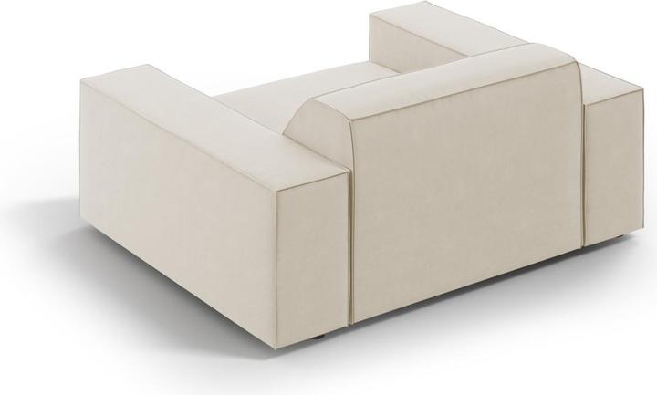 Image du produit Micadoni Fauteuil Velours, "Jodie", 1 Place, 124x102x70Fabriqué en Europe (3 places, 4 places, 2 places)
