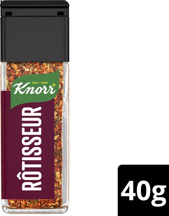 Produktbild Knorr 100% Natürlich Gewürzmischung Rôtisseur, Fleisch Marinade Gewürz Streuer, Würzen ohne Salz & Zucker (150 g)