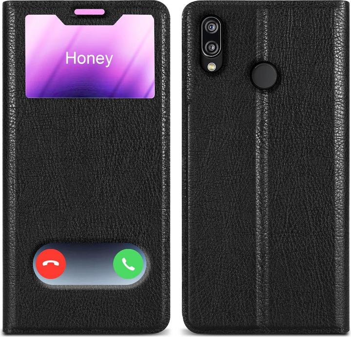 Actual product image Cadorabo Case Book View Doppelfenster (Huawei Nova 3E)