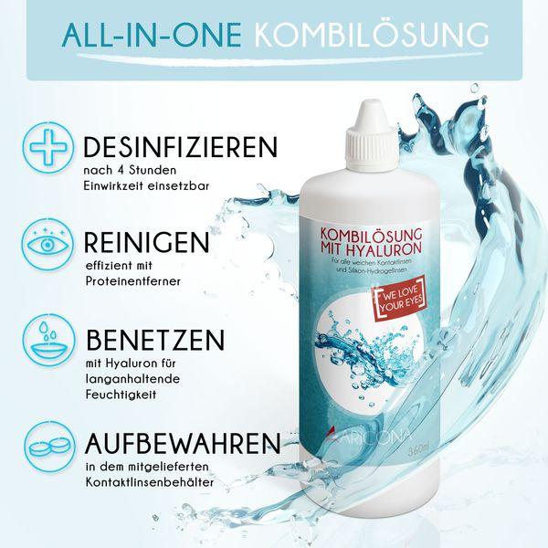 Produktbild Aricona Pflegelösung für sensible Augen