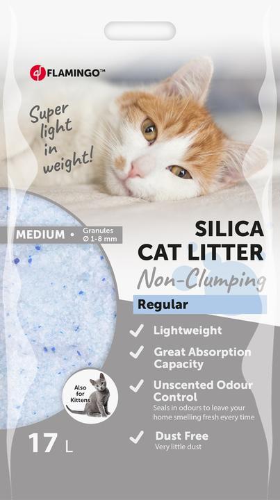 Flamingo Silica catlitter 17l 7,5 kg (7.50 kg)