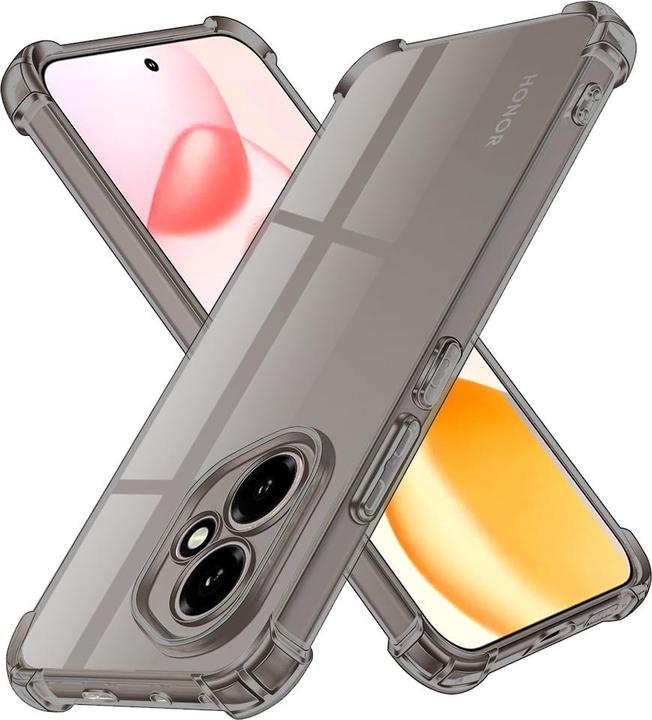 Produktbild Techsuit - Shockproof Clear Silicone - Samsung Galaxy A15 4G / A15 5G - Smoke Black (Samsung Galaxy A15 5G, Samsung Galaxy A15)