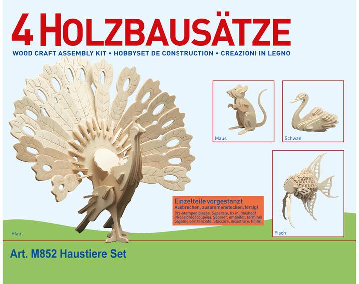 Image du produit Donau Jeux de construction en bois 4 xPets