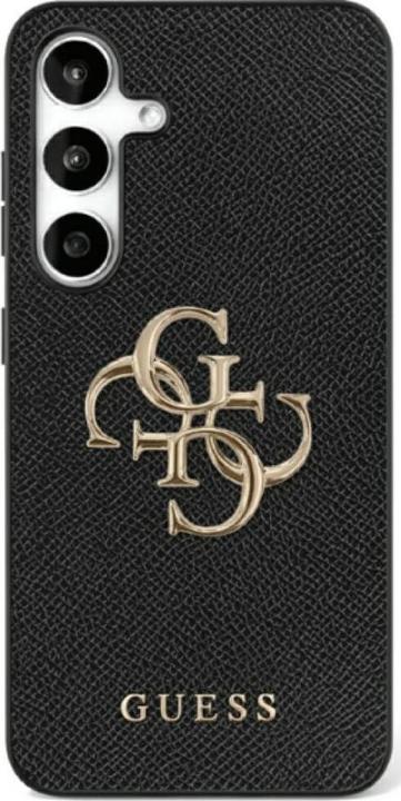 Actual product image Guess Etui Grained Big 4G Logo Small Classic Logo do Samsung Galaxy S25 Ultra czarny (Samsung Galaxy S25 Ultra)
