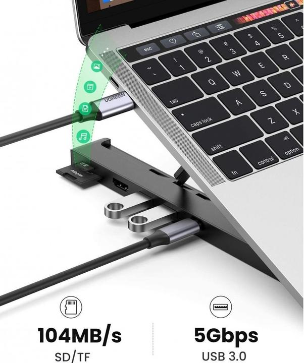 Actual product image Ugreen X-Kit Docking Station (USB-C, 5 Ports)