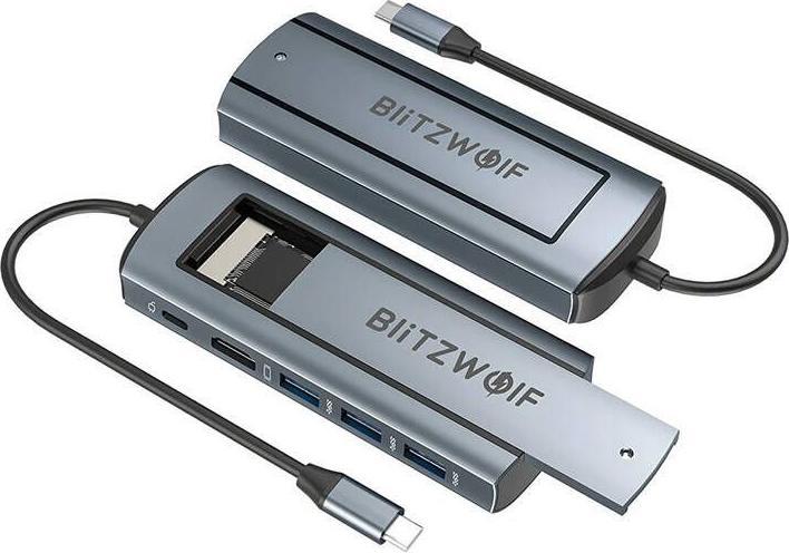 Immagine prodotto BlitzWolf Adaptér 6w1 HUB BW-Neo TH13 (USB-C, 6 Porti)