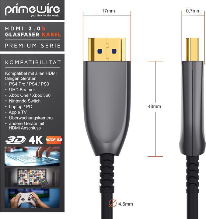 Produktbild Primewire HDMI (Typ A) — HDMI (Typ A) (20 m, HDMI)