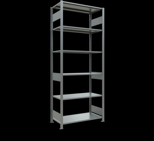 Système d'emboîtement pour rayonnage de base MULTIplus85 avec traverse de longueur