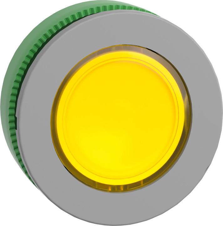 Actual product image Schneider Electric Indicator lamp, front, plastic, yellow, ZB5FV083C0