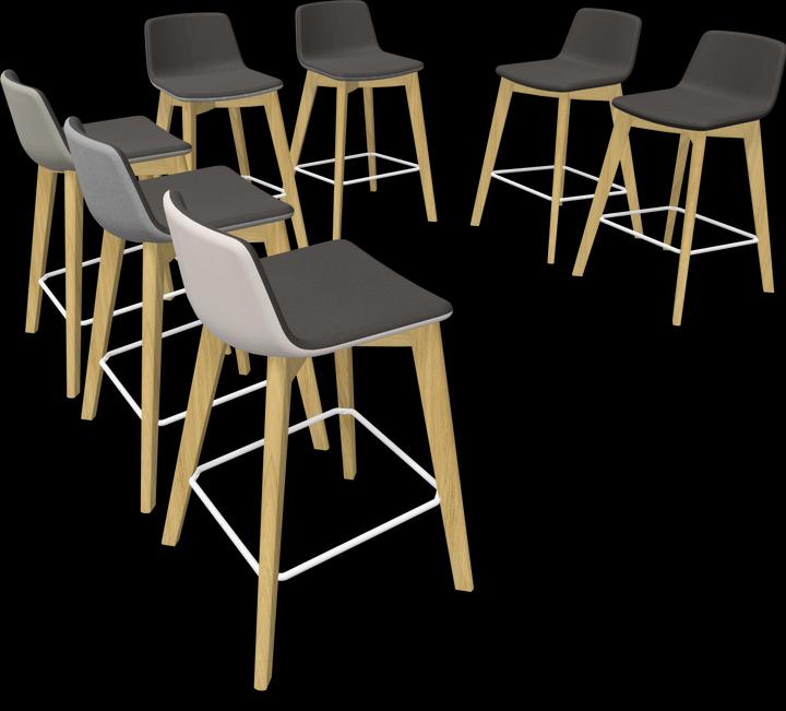 Actual product image Narbutas Twist & Sit Bar Stool