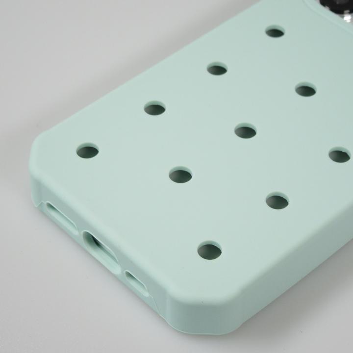 Immagine prodotto PhoneLook Coperchio Coperchio in silicone spesso con fori per adesivi Turchese (Apple iPhone 15 Pro)