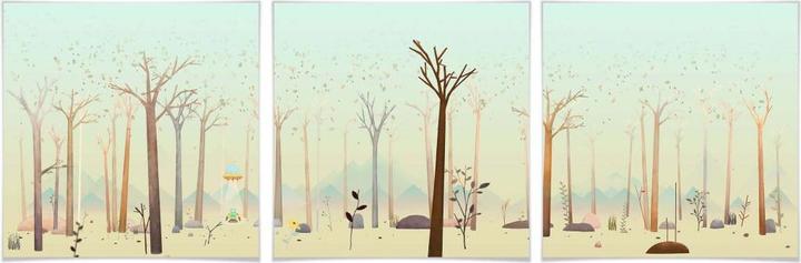 Immagine prodotto Trenddeko Il piccolo alieno (3 parti) (40 x 40 cm)