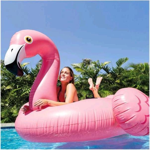 Actual product image Intex Mega Flamingo Island