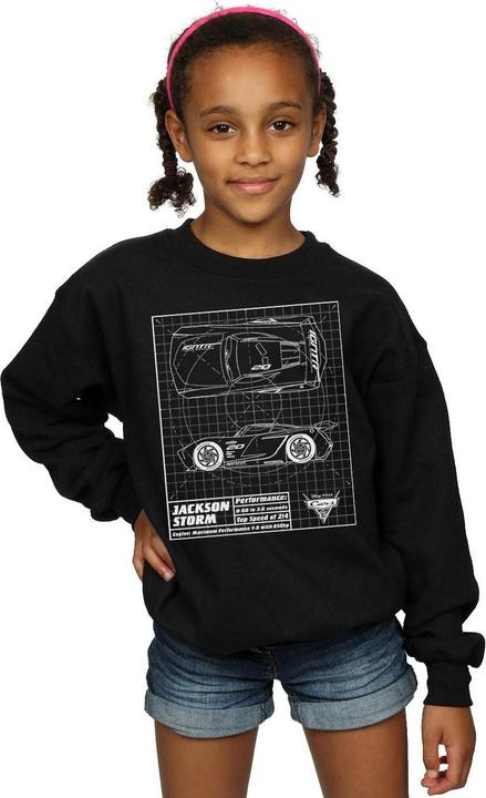 Image du produit Disney - Sweat CARS JACKSON STORM BLUEPRINT - Fille (116)