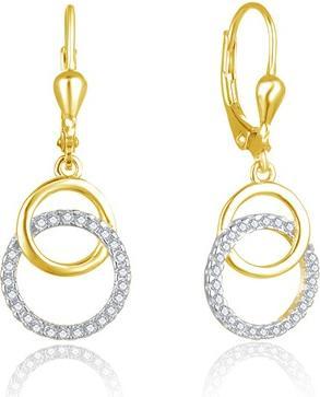 Immagine prodotto Beneto Orecchini eleganti placcati oro con zirconi AGUC2707-RHG (L)