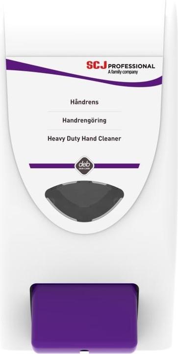 Produktbild Abena Dispenser Deb Cleanse Heavy 4000 Manuel Plast Hvid/Lilla til 4 ltr. patron