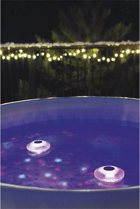 Actual product image Bestway Flowclear LED Floating Pool Light