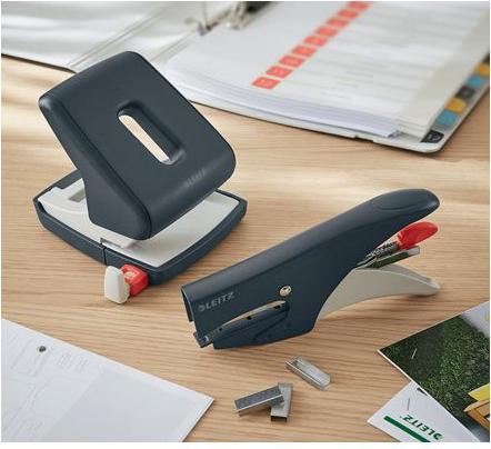 Actual product image Leitz Stapler Cosy Gray (15 Sheets)