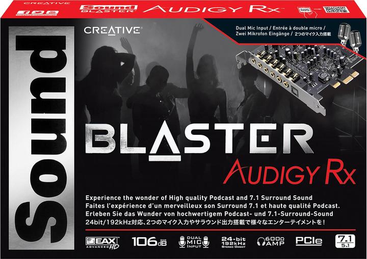 Produktbild Creative Sound Blaster Audigy Rx (PCI-E x1)