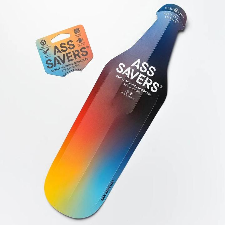 Actual product image Ass Savers Big Mudguard (Spectrum) (Mudguard down tube)