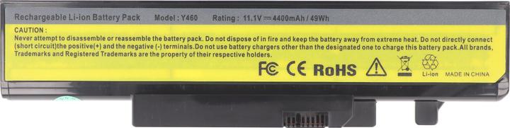 Actual product image Lenovo Battery IdeaPad Y460, Y560 (6 Cells, 4400 mAh)