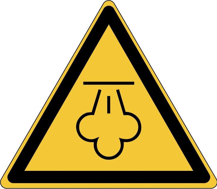 Produktbild Brady ISO Safety Sign - Warning Hot
