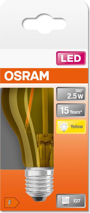 Actual product image Osram LED Monochrome (E27, 2.50 W, 235 lm, 1 x, F)