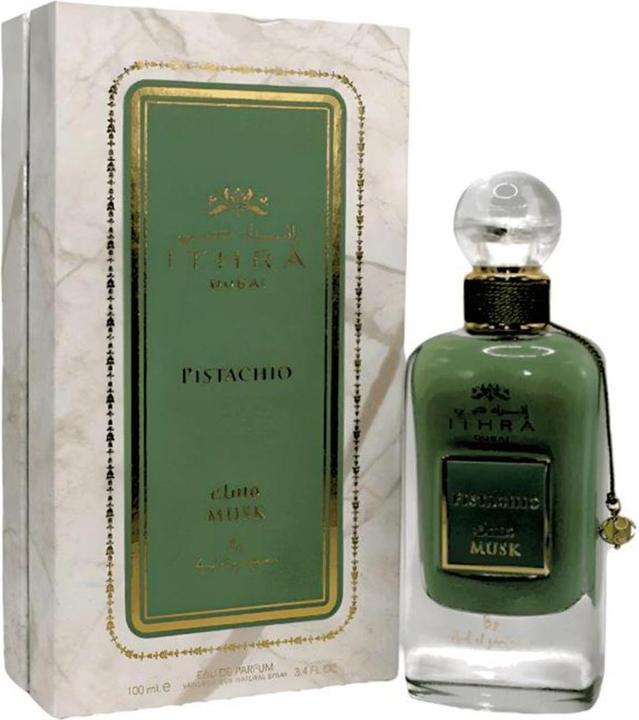 Actual product image Lattafa Perfumes Ithra Dubai Musk Pistachio alcohol dentant (Eau de parfum, 100 ml)