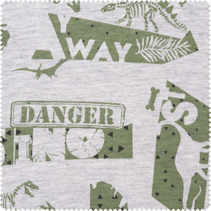 Actual product image VBS Jersey fabric melange "Danger", 150 cm wide, by the metre