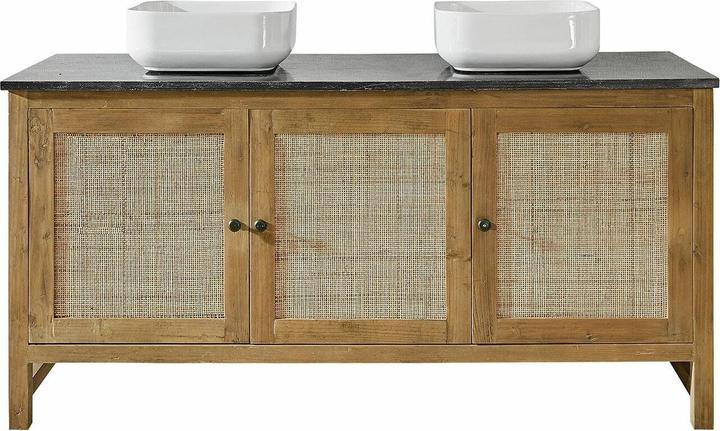 Actual product image Loberon Double washbasin Jovelle brown