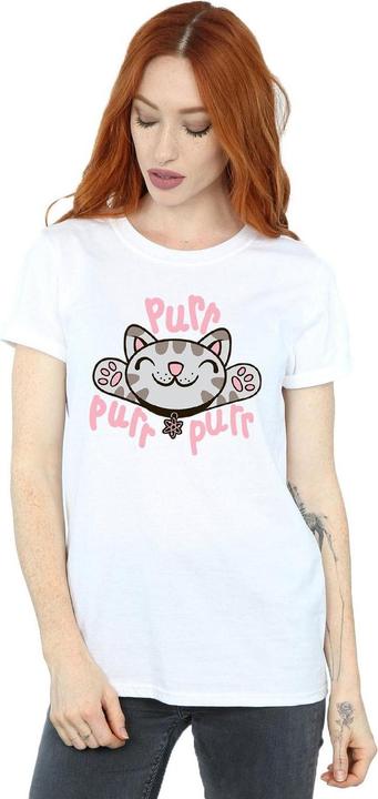 Actual product image Big Bang Theory Womens/Ladies Soft Kitty Purr Cotton Boyfriend T-Shirt (M)