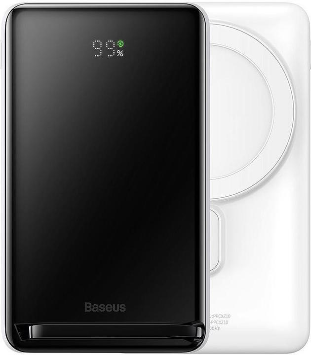 Productafbeelding Baseus Powerbank Magnetic 10000mAh 20W (wit) (10000 mAh, 20 W, 38.50 Wh)