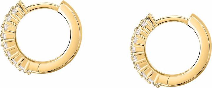 Produktbild Morellato Charming gold-plated hoop earrings with zircons Tesori SAIW145 (Silber 925)