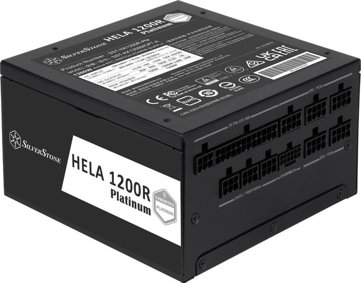 Actual product image Silverstone HELA 1200R Platinum - Cybenetics Platinum, Modular, ATX 3.0 - 1200 Watt (1200 W)
