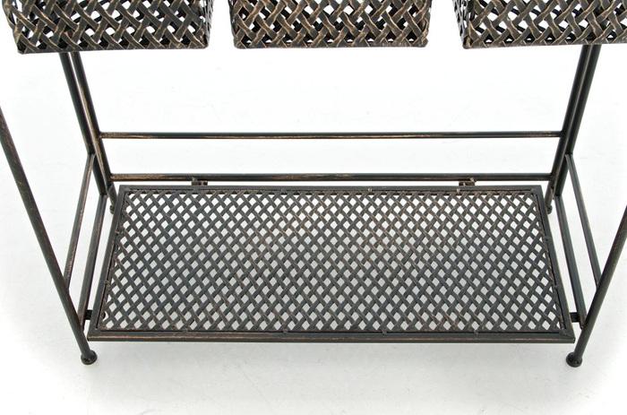 Image du produit Swisshandel24 XL étagère à plantes Shine, bronze