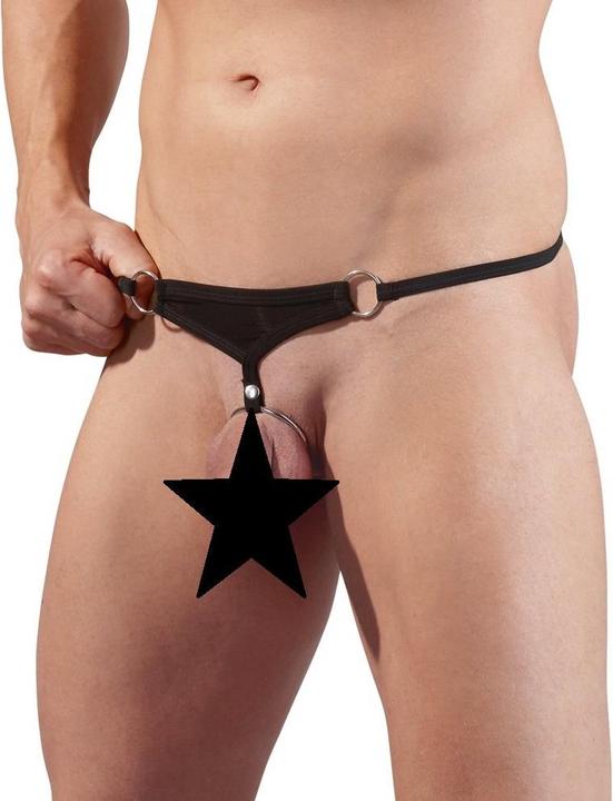 Actual product image Svenjoyment String with cock ring (L)