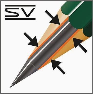 Produktbild Faber-Castell Stenobleistift (2 mm, HB, 1 x)