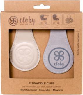 Produktbild Cloby Leder Magnet Clips er Set Beige