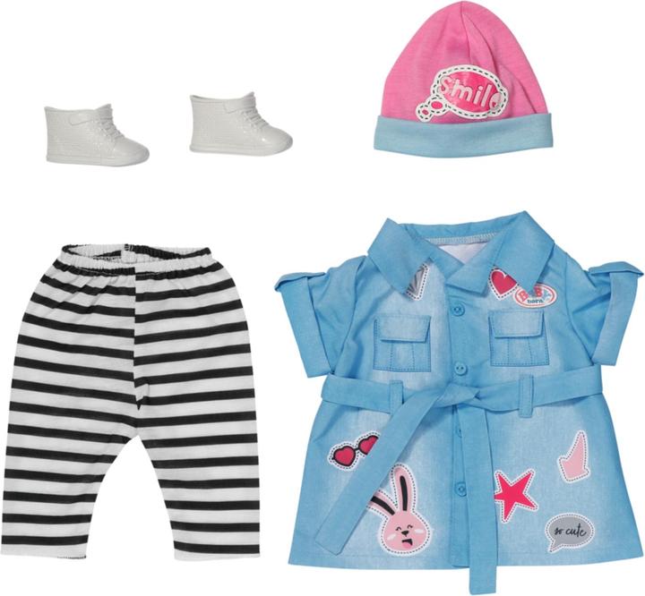 Actual product image Zapf Creation Zapf 835258 BABY born Deluxe Jeans Dress 43cm